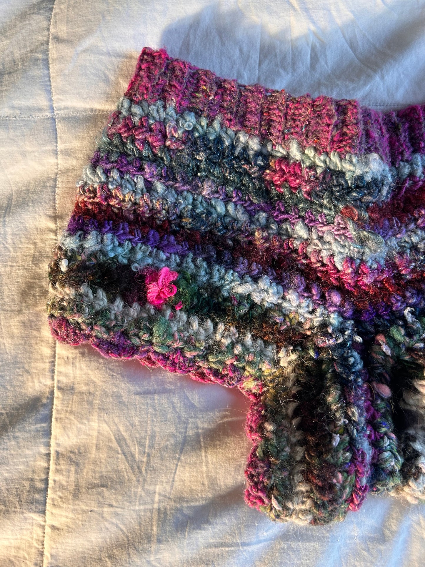 Handspun Crochet Mini Shorts