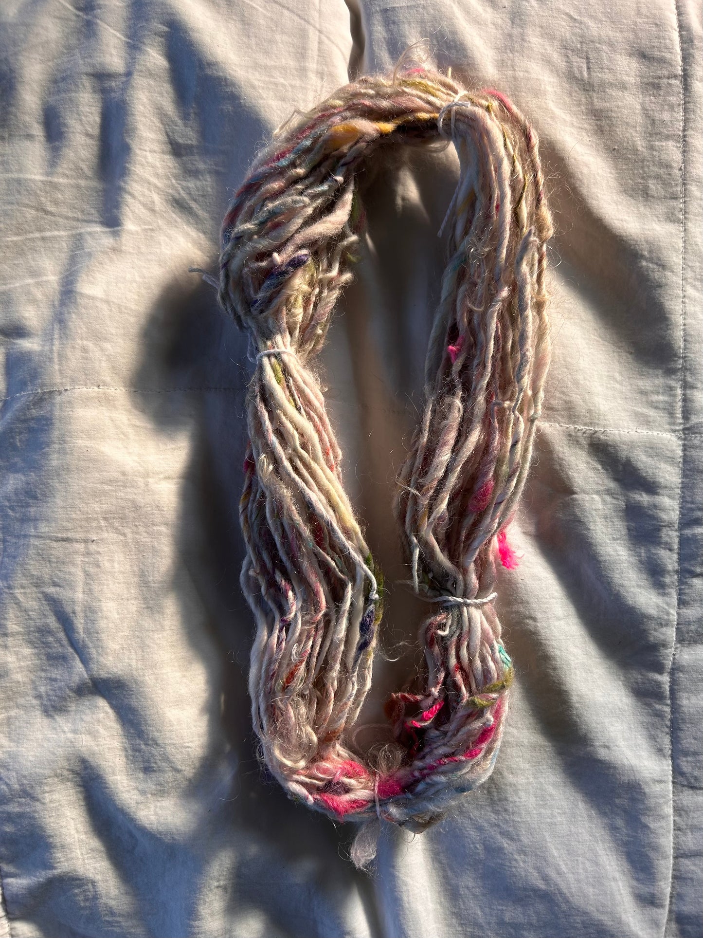 "Scrappy" Handspun Yarn