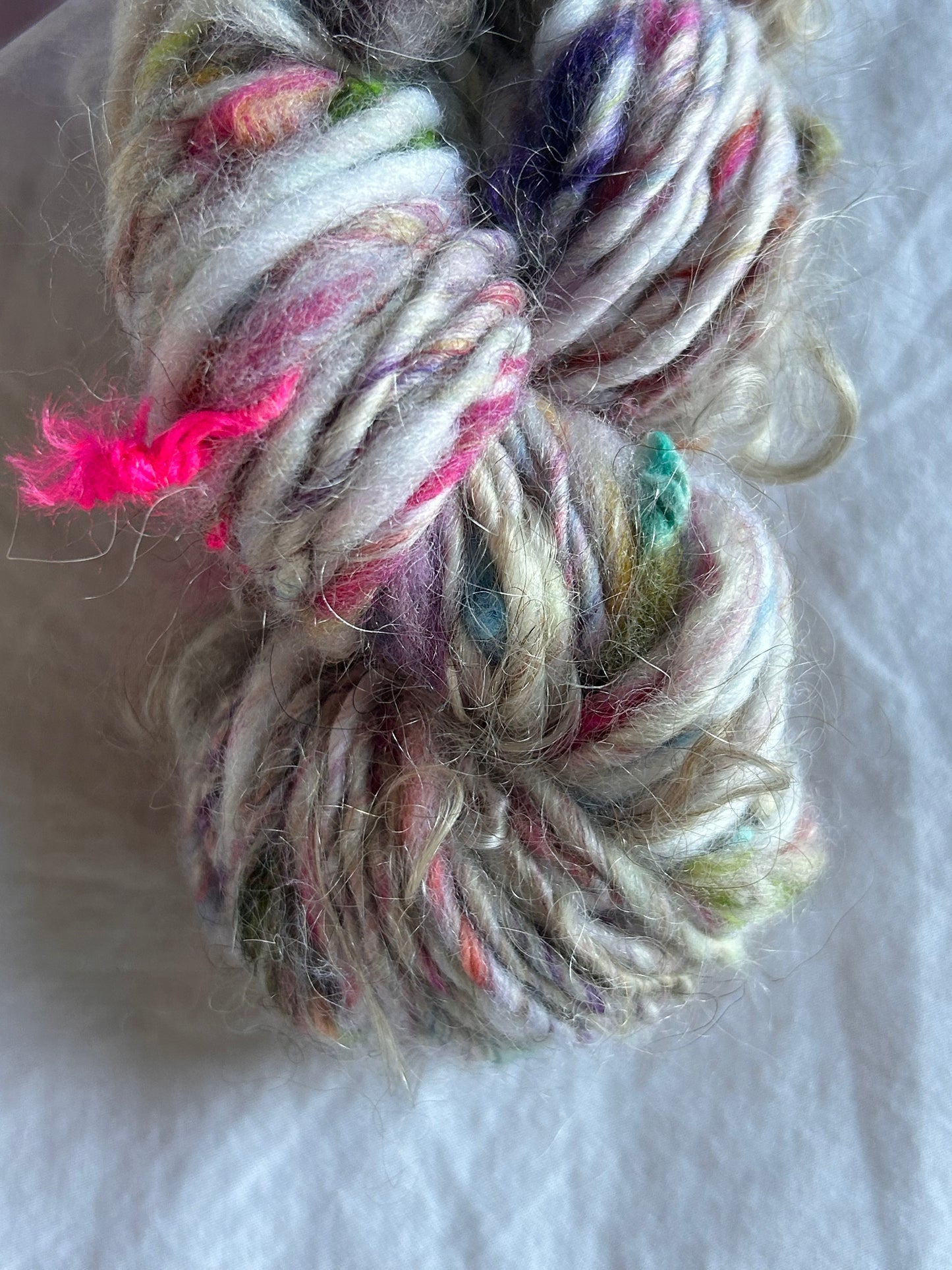 "Scrappy" Handspun Yarn