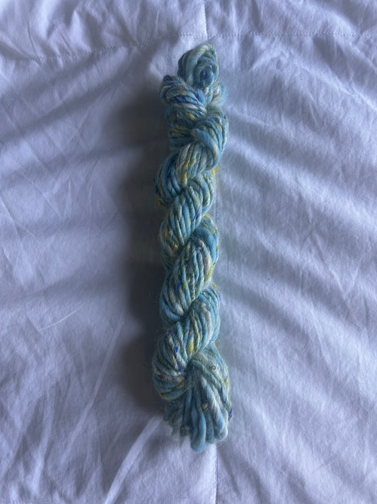 "Blue Daisy" Handspun Yarn