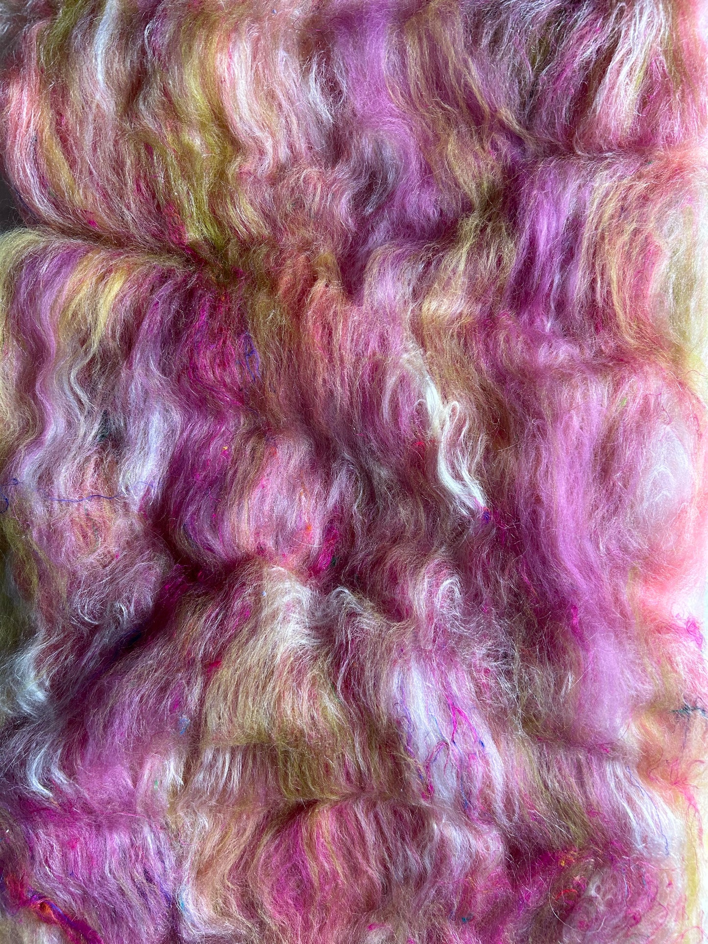 "Hawaiian Sunrise" Fiber Batt