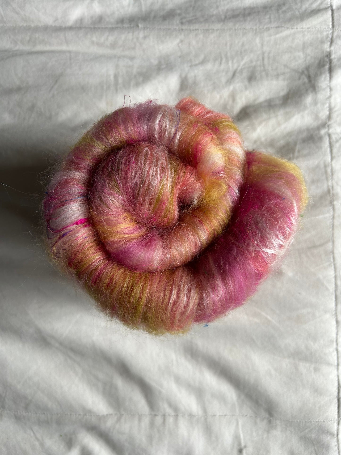 "Hawaiian Sunrise" Fiber Batt
